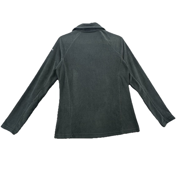 Columbia Women's Black Quarter Zip Fleece Pullover Size M Lightweight Jacket - Picture 2 of 9